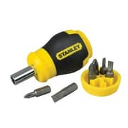 Stanley Multibit Stubby Screwdriver Non Ratchet 0-66-357