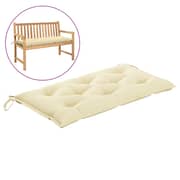 Vidaxl Garden Bench Cushion Cream White 100x50x7 Cm Fabric Vidaxl Garden Bench Cushion Cream White 100x50x7 Cm Fabric