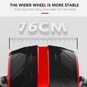 ULTIMAX Ab Power Wheel Roller Crossfit Home Gym Abdominal Exercise Workout Equipment for Body Building Fitness Muscle Trainer Multi color