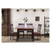 Pan Emirates Spenio Dining Set (1+4) Brown