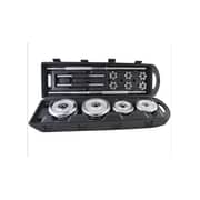 York Fitness Chrome Dumbbell And Barbell Set With Carry Case | 50 Kg