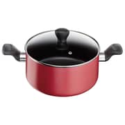 Tefal Super Cook Non Stick W/Thermo-Spot 12 Pcs Cooking Set Red B243SC85 Tefal Super Cook Non Stick W/Thermo-Spot 12 Pcs Cooking Set Red B243SC85