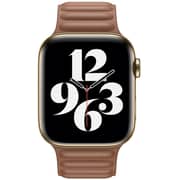 Apple Leather Link 44mm Medium/Large Saddle Brown