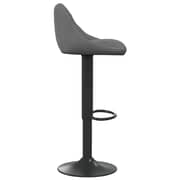 Vidaxl Bar Stool Dark Grey Velvet Vidaxl Bar Stool Dark Grey Velvet