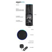 Amazon Echo Smart Wireless Speaker With Alexa Voice Black SK705DI
