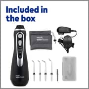 Waterpik Cordless Water Flosser Rechargeable Portable Oral Irrigator For Travel & Home - Cordless Advanced, Wp-562 Black
