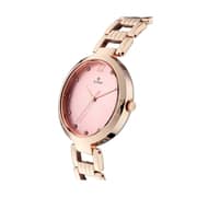 Titan, 2480WM03, Womens Watch Sparkle Collection Analog, Pink Dial Rose Gold Stainless Band