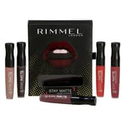 Rimmel London Stay Matte Liquid Lip Colour 5pcs kit