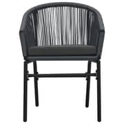 Vidaxl Garden Chairs 2 Pcs Anthracite Pvc Rattan