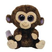 TY Beanie Coconut Monkey Brown Medium 9in