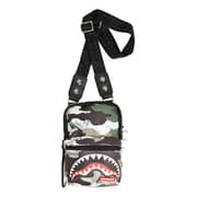 Sprayground Camo Money Shark Green Unisex Sling Bag 10