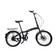 Vego Fold Folding Bike 6 Speed 20 Inch - Black