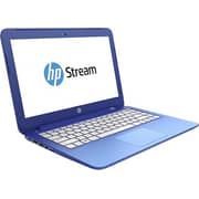 HP Stream 13-C100NE Laptop - Celeron 1.6GHz 2GB 32GB Shared Win10 13.3inch HD Blue