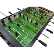 Knight Shot Commercial Use Coin-Operated Foosball Table with Black and Yellow Payers- ST139
