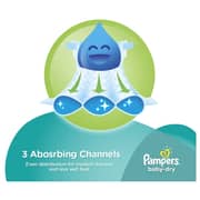 Pampers Baby Dry Diapers Double Value Pack Size 3 Midi 5-9 Kg 46 Count Pack of 2