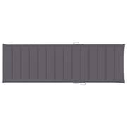 vidaXL Sun Lounger Cushion Anthracite 200x70x3 cm Fabric vidaXL Sun Lounger Cushion Anthracite 200x70x3 cm Fabric