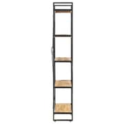 vidaXL 5-Tier Bookcase 90x30x180 cm Solid Mango Wood vidaXL 5-Tier Bookcase 90x30x180 cm Solid Mango Wood