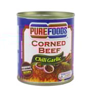 Purefood Corned Beef Chilli Garlic 210gm