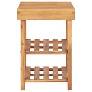 vidaXL Shoe Rack 50x32x45 cm Solid Acacia Wood vidaXL Shoe Rack 50x32x45 cm Solid Acacia Wood