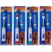 Dr. Fresh Dailies Family Pack: 4 Pack Turbo Power Battery Powered Toothbrushes