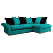 Galaxy Design Elliott Series L Shape Sofa Turquoise Galaxy Design Elliott Series L Shape Sofa Turquoise