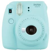 Fujifilm INSTAX Mini 9 Instant Film Camera Ice Blue + Leather Bag