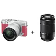 Fujifilm XA3 Mirrorless Digital Camera Pink XC16-50mm + XC50-230mm Lens