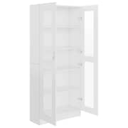 vidaXL Vitrine Cabinet White 82.5x30.5x185.5 cm Engineered Wood vidaXL Vitrine Cabinet White 82.5x30.5x185.5 cm Engineered Wood