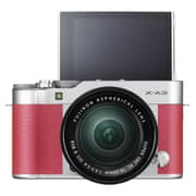Fujifilm XA3 Mirrorless Digital Camera Pink XC16-50mm + XC50-230mm Lens