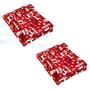 Dii Printed Fleece Reversible Throw Blanket 50X60 Reindeer 2 Piece Dii Printed Fleece Reversible Throw Blanket 50X60 Reindeer 2 Piece