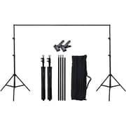 Coopic S03 2 X 3 Meters Heavy Duty Adjustable Backdrop Support System Photography Studio Video Stand With 2 Pcs Background Clip