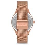 Omax Vintage Collection Rose Gold Mesh Analog Watch For Unisex VC07R38A