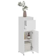 vidaXL Bathroom Cabinet White 30x30x95 cm Engineered Wood vidaXL Bathroom Cabinet White 30x30x95 cm Engineered Wood