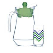 Luminarc Drink Set Bahamas 7Pcs + Jug Sea Waves