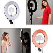 Coopic Rl-480s Kit (including Light, Stand, Phone Clamp, Tripod Head) 40w 240 Led Ring Light 5500k For Camera Photo, Makeup, Live Stream, Portrait, Youtube, Studio Shoot, Video Blogging, Tiktok Etc