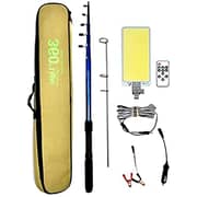 Al Saqer-conpex 360° Light Camping Light 800w, Multifunction Outdoor Led Fishing Rod Light 5m Camping Lantern Lamp With Ir Remote 3 Modes-high Power Camping Light