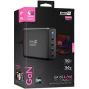 XPower PRO GX165 (165W) 4-Port Desktop Fast Charger [GaN Tech] - Black