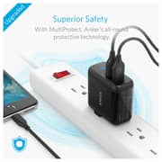 Anker 24W 2 Port USB Charger UK Black