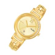 Alba AH7R76X1 Ladies Yellow Gold 3 Hands Date Watch