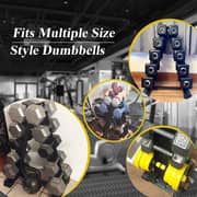 ULTIMAX A-Frame dumbbell weight rack Fitness 6 Pair Dumbbell holder A-Frame Dumbbell Rack Stand Pairs Weight Rack for Dumbbells Durable storage for fitness weights Bar