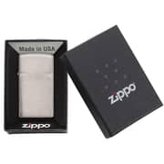 Zippo 1600 Slim Brushed Chrome Windproof Lighter
