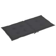vidaXL Garden Chair Cushions 4 pcs Anthracite 100x50x3 cm