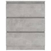 Vidaxl Sideboard Concrete Grey 60x35x76 Cm Engineered Wood Vidaxl Sideboard Concrete Grey 60x35x76 Cm Engineered Wood