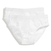 Fruit Of The Loom Classic Sport Brief 2 Pack White Small