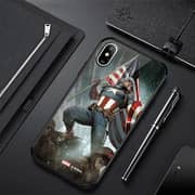 Marvel Captain America With Flag iPhone XS MAX Cover