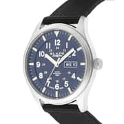 BLADE Runner Black 3603G6SNS SS & Nylon Day-Date Men's Watch