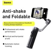 Baseus 4500mAh Handheld Folding 3-Axis Gimbal Stabilizer for Smartphones Video, Vlog Pocket Phone