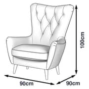 Galaxy Design Louvre Single Seat Sofa Beige Galaxy Design Louvre Single Seat Sofa Beige