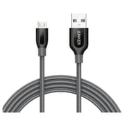 Anker Powerline+ Micro USB Power Cable 3m Grey For Samsung Phones - ANA8144HA1