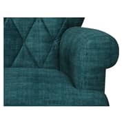Pan Emirates Eyelet Single Seater Sofa Blue